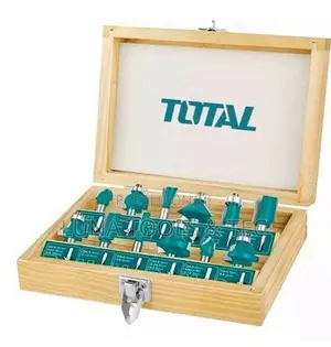 Total Tacsr1121 12pcs Router Bits Set(8mm)