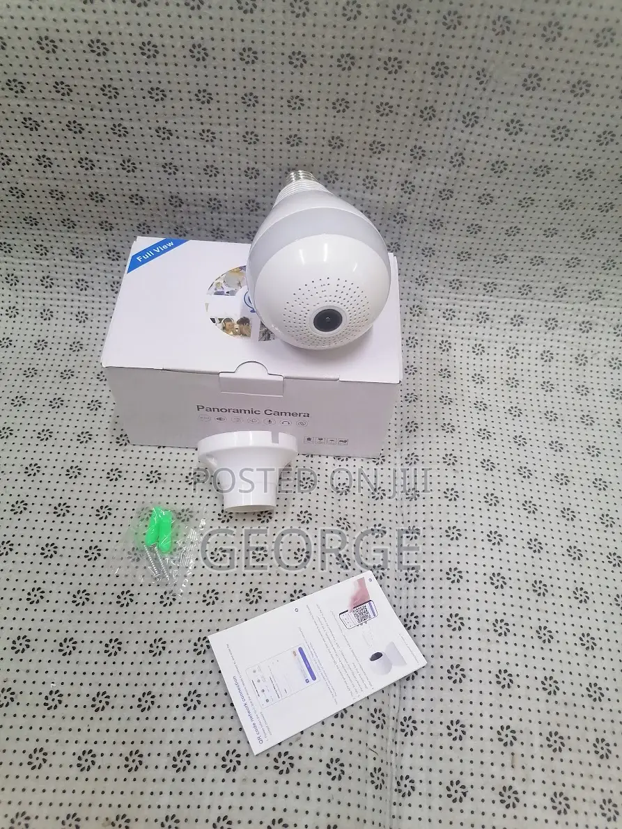 Nanny Wireless Spy Bulb Camera Cct*
