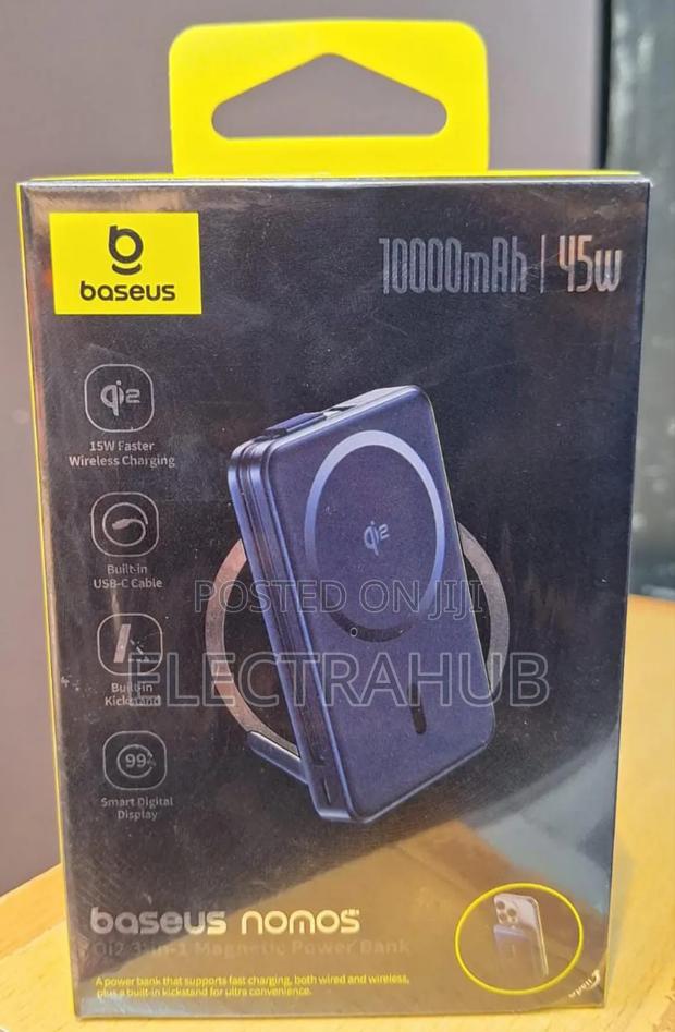 Baseus Nomos 10000mah 45w With 15w Wireless Powerbank Sealed - main view
