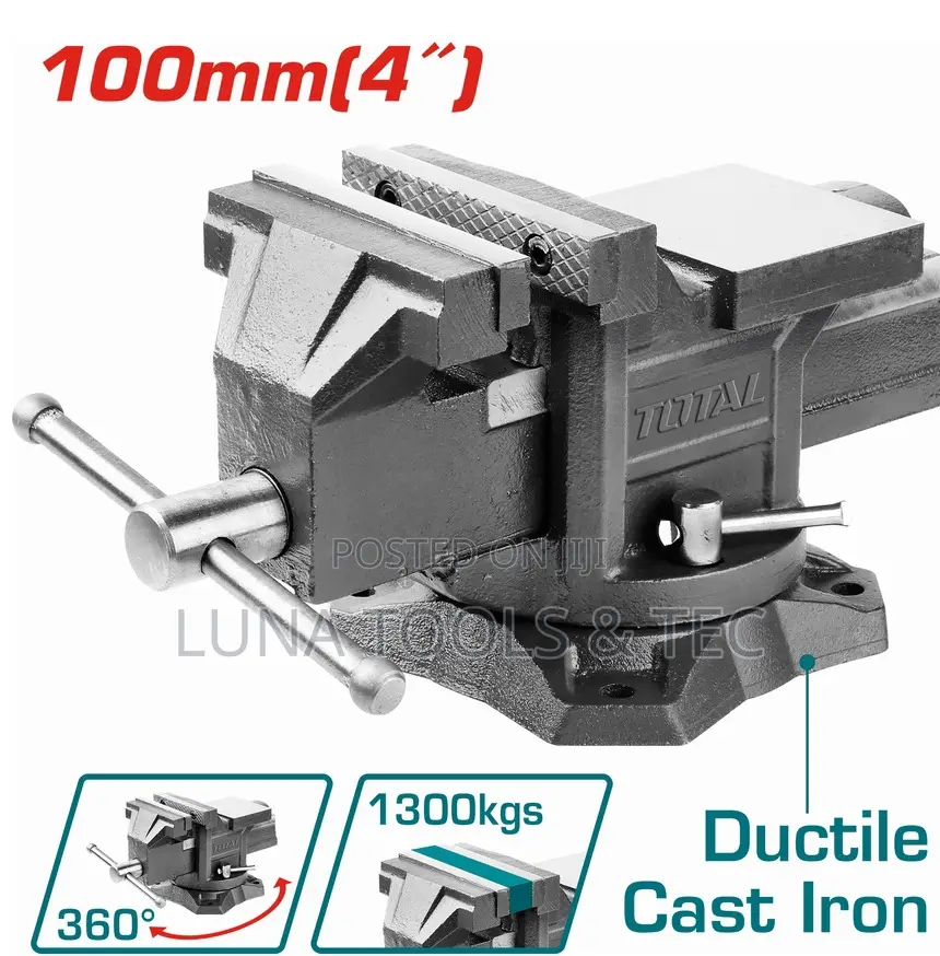 Total Tht6146 Bench Vice Size:4"