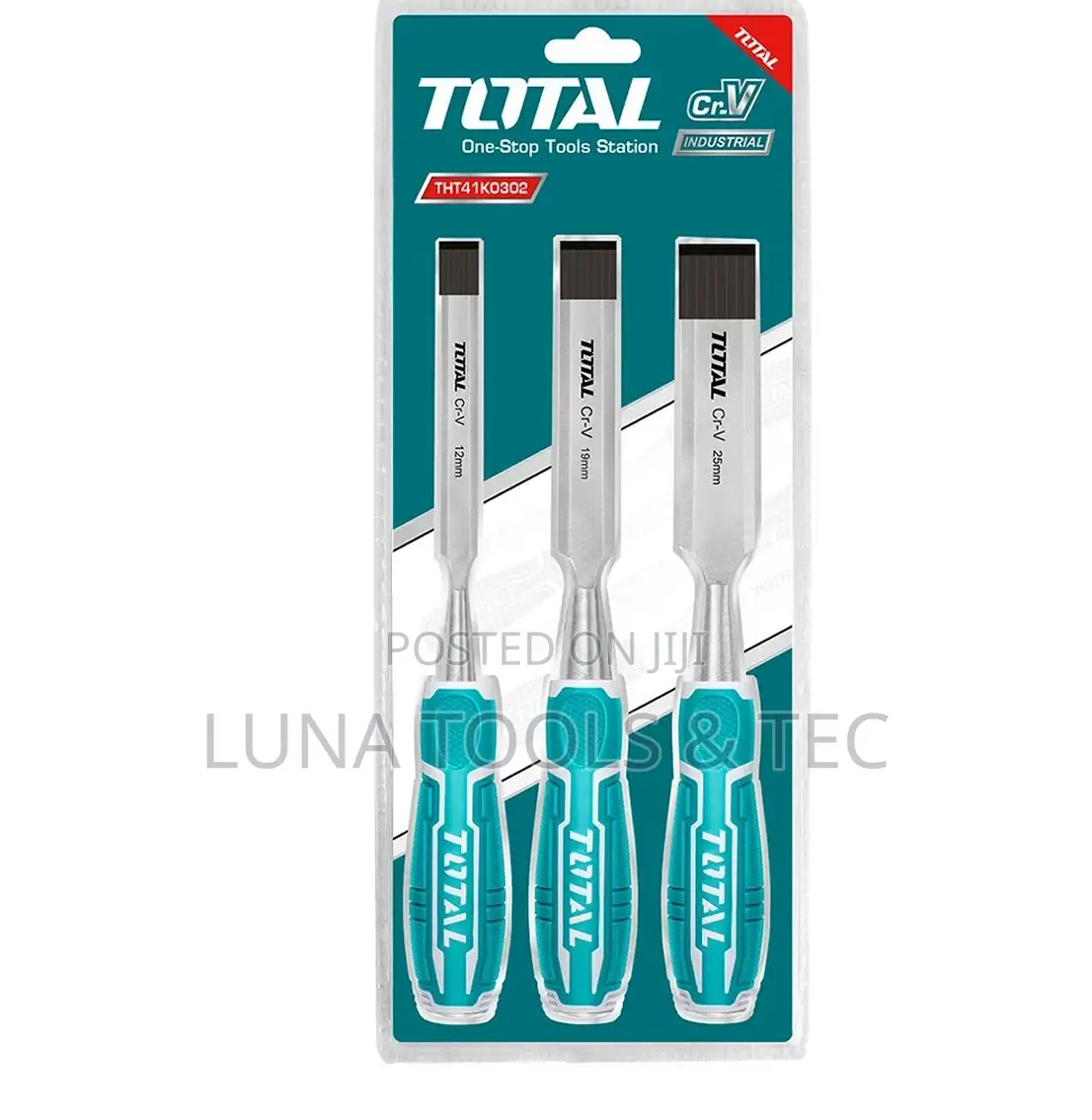 Total 3 PCS Wood Chisel Set