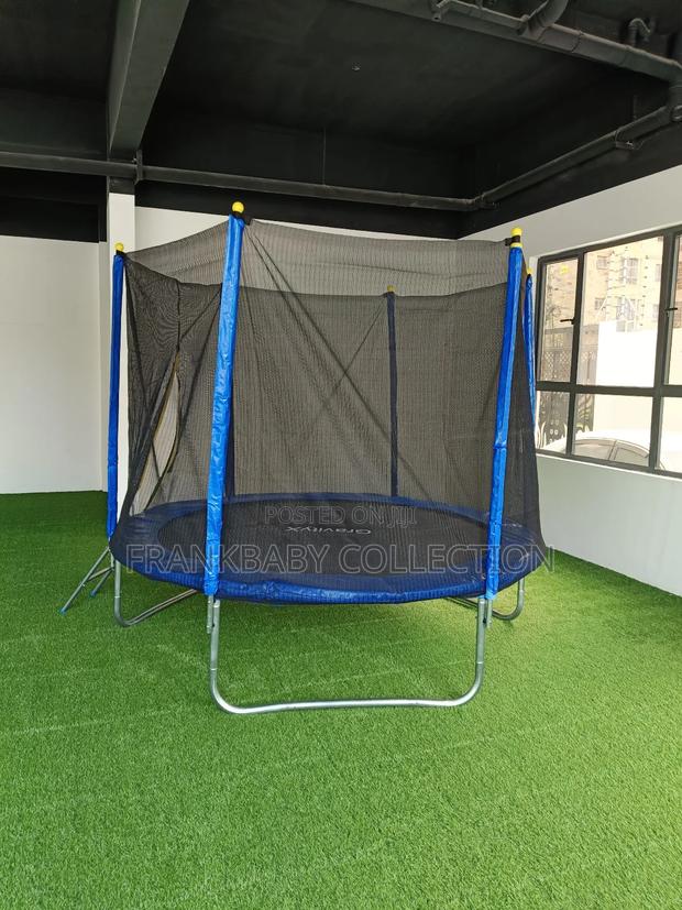 Trampoline With Safety Enclosure - main view