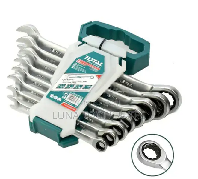 Total 8pcs Ratchet Spanner Set
