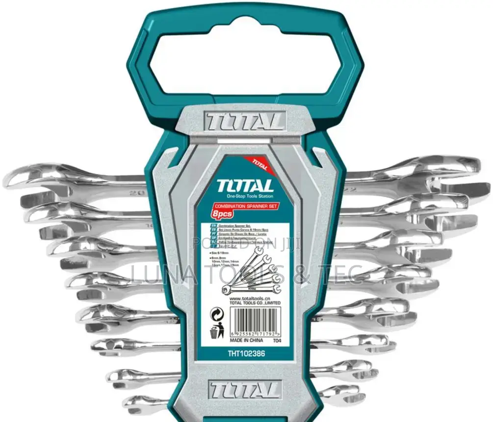 Total 8pcs Double Open End Spanner Setsize:6-22mm