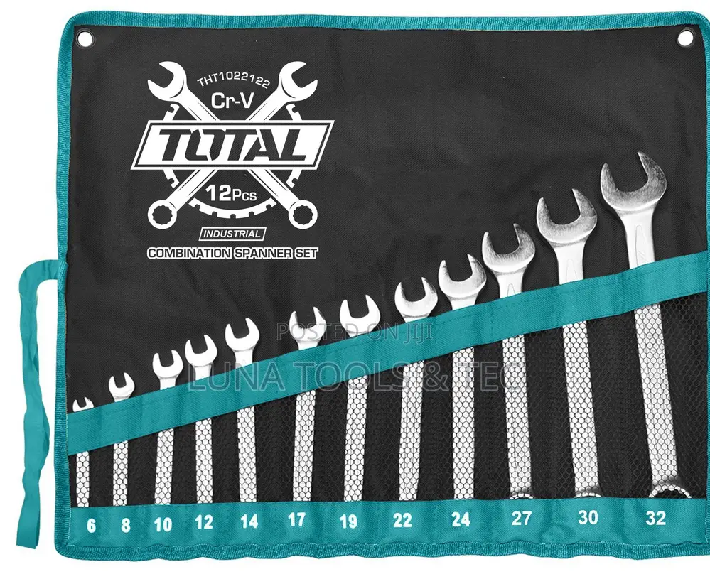 Total THTPCS Combination Spanner Setsize:6-32mm