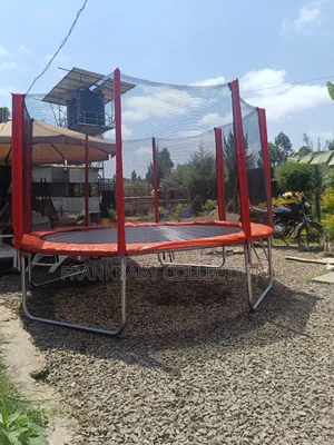 Backyard Trampoline With Safety Enclosure 10 Ft