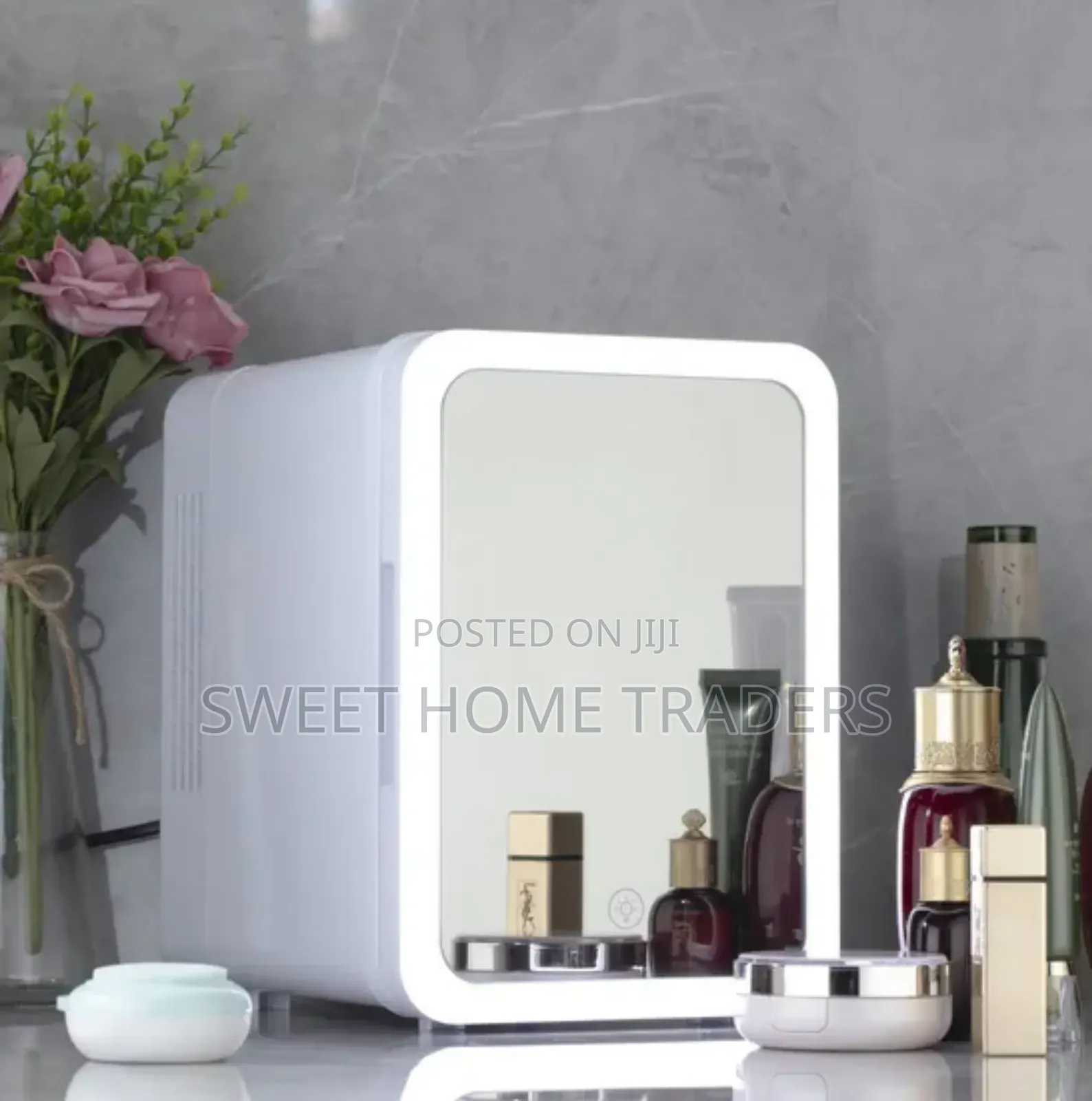 4l Portable Beauty Car Fridge With Mirror