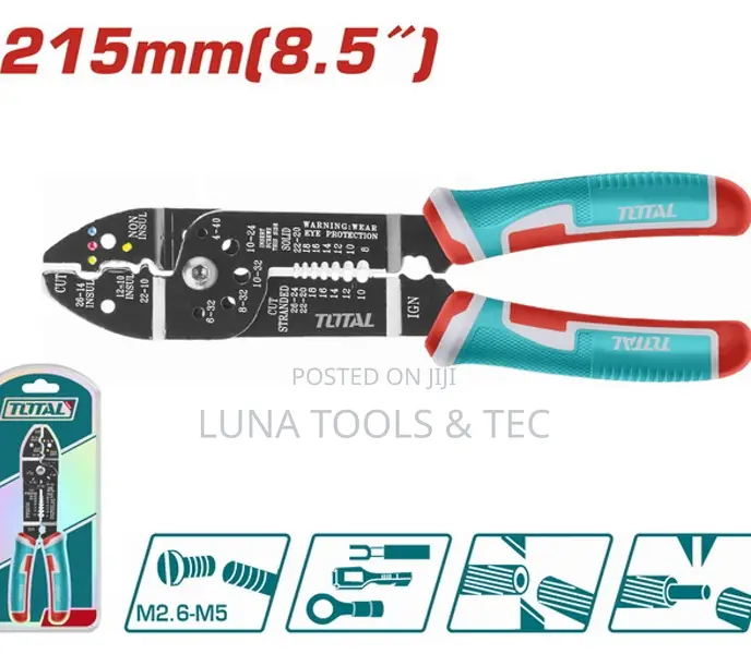 Total Tht15851 Wire Stripper Size:8.5"/215mm