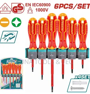 Total Thtis566 6 PCS Insulated Screwdriver Set