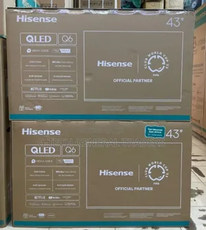 Hisense 43inch Qled Smart Vidaa Youtube, Netflix Led Tv
