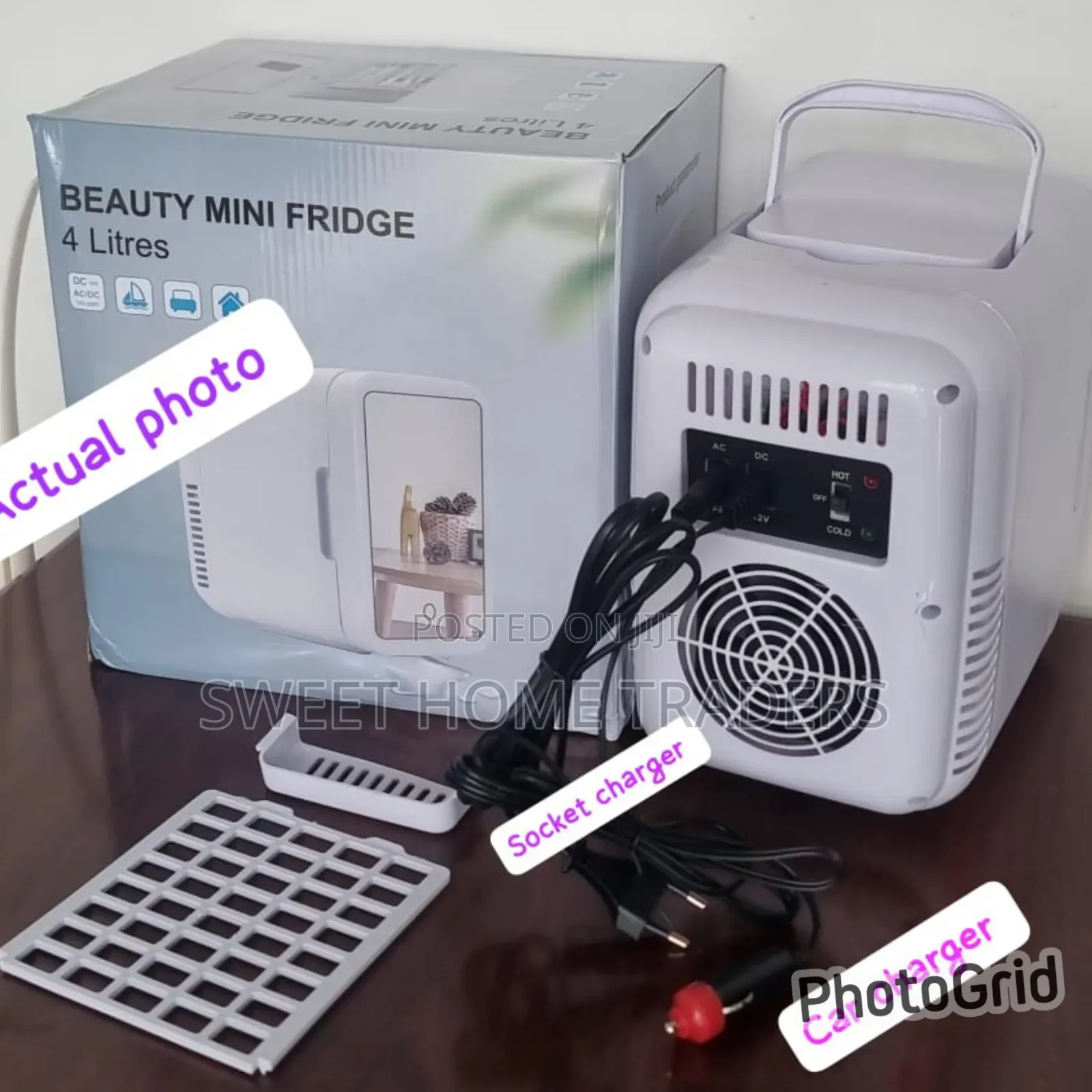 4l Portable Beauty Car Fridge