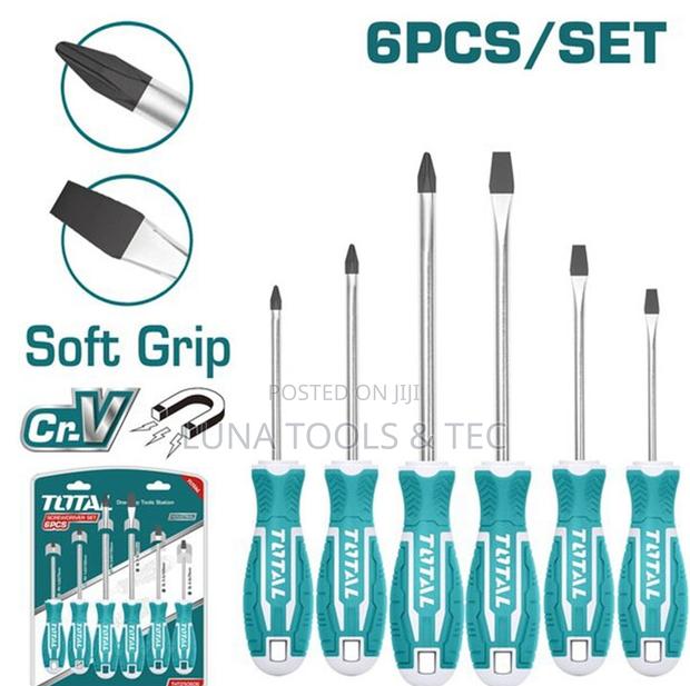Total Tht250606 6 PCS Screwdriver Set - main view