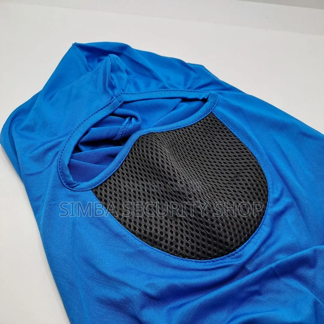 Blue Ski Mask Balaclava With Mesh Filter for Dust Smoke Fm5