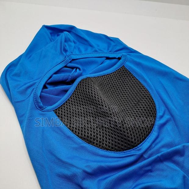Blue Ski Mask Balaclava With Mesh Filter for Dust Smoke Fm5 - thumbnail 7