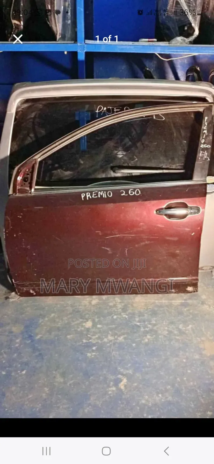 Ex Japan Premio 260 Front Left Door Available