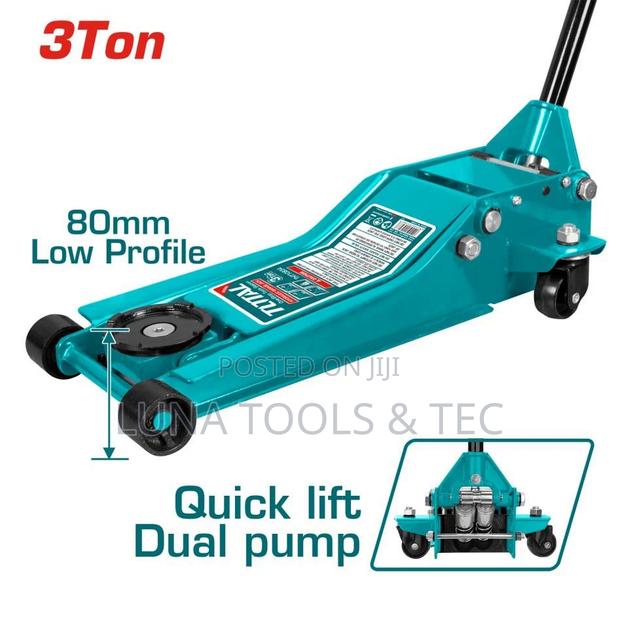 Total Tht108313 Hydraulic Garage Jack 3ton