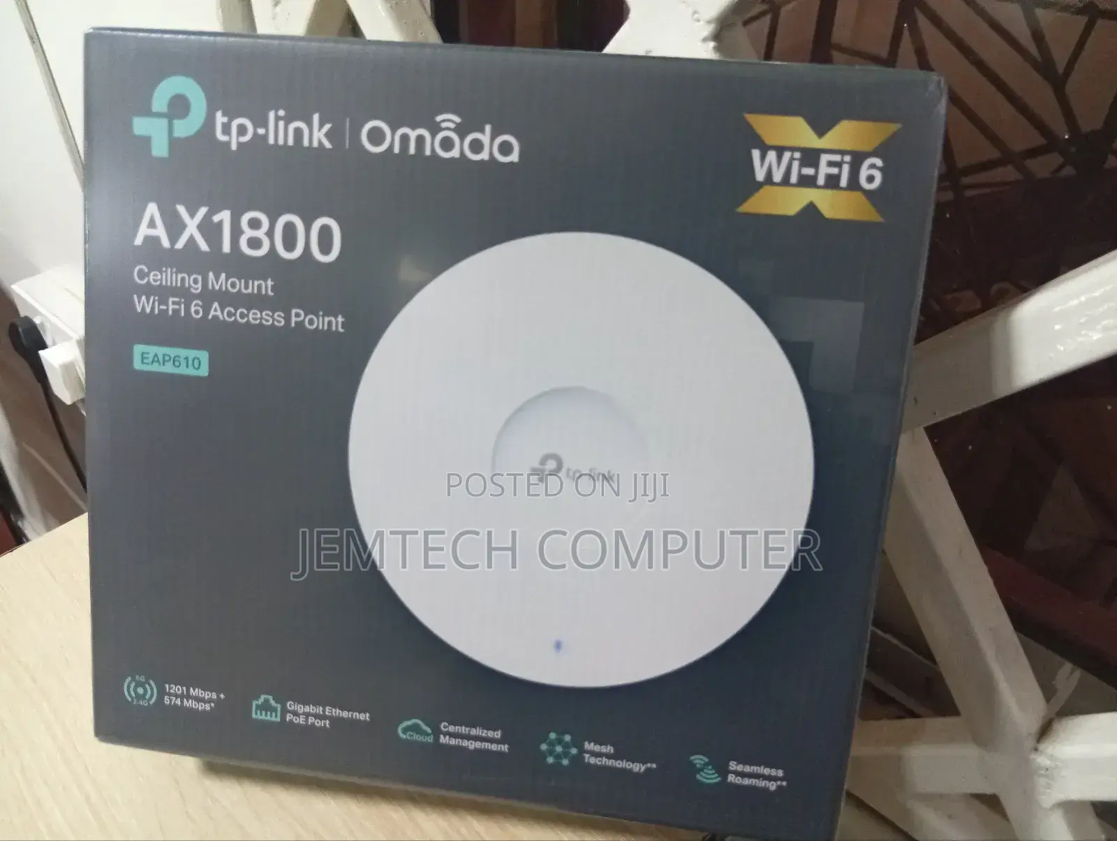 Eap 610 Tp Link Ax1800 Ceiling Mount Wifi 6 Access Point