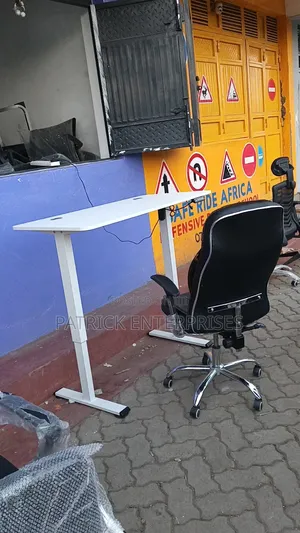 1.2 Mtr Adjustable Height Electric Table+ Executive Chair