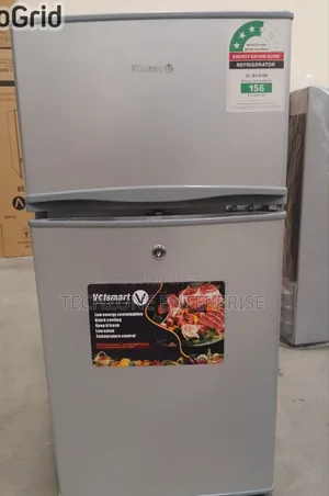 Volsmart 108 Litres Double Doors (Ivl-Bcd108) - Silver 