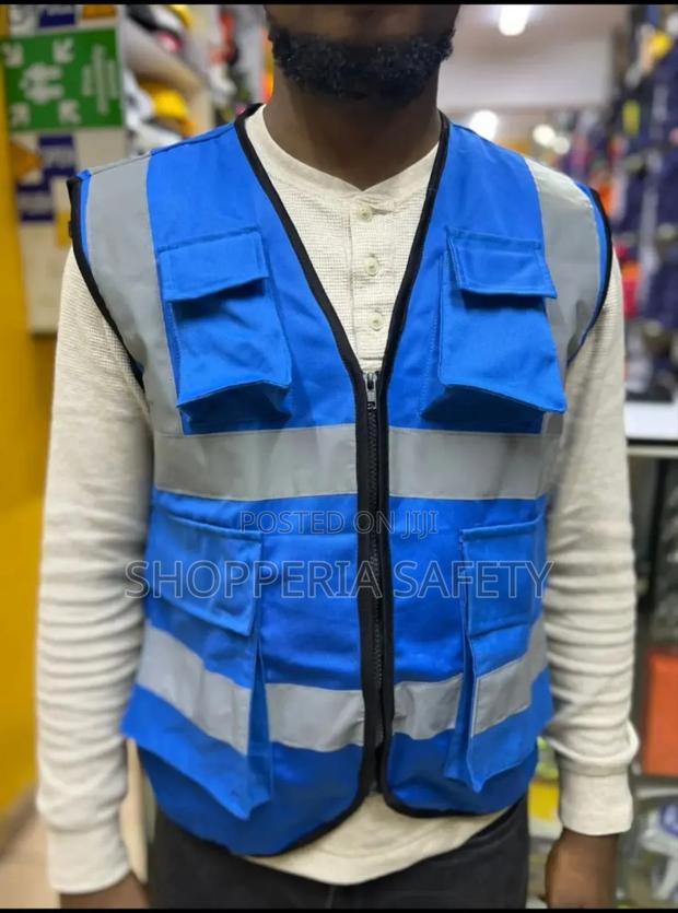 Blue Reflective Jacket - main view