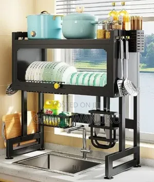 Double Sink Rack