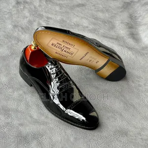 Wetlook Billionaire Official Shoes John Foster Black