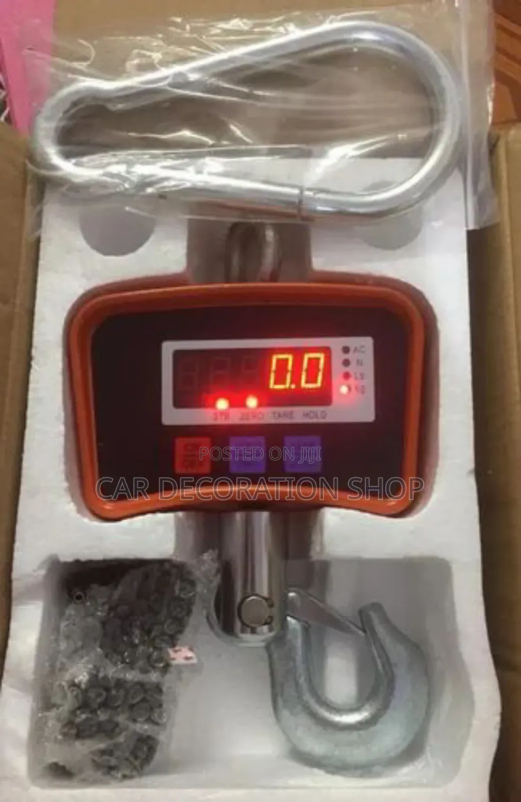 500kg Rechargeable Digital Crane LCD Display Scale