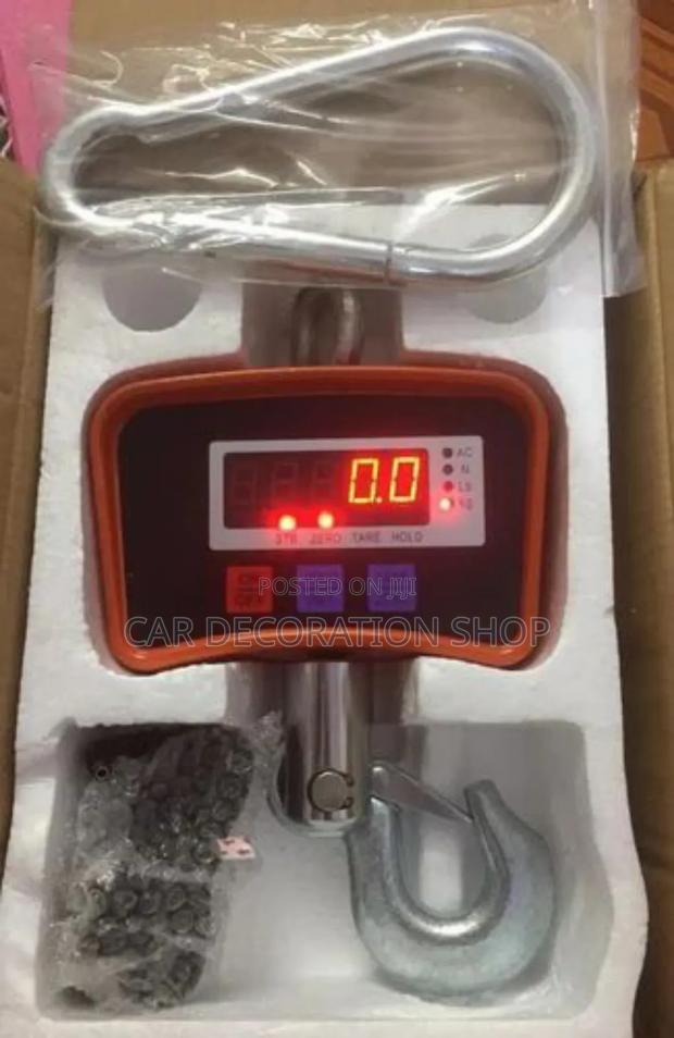 500kg Rechargeable Digital Crane LCD Display Scale - main view
