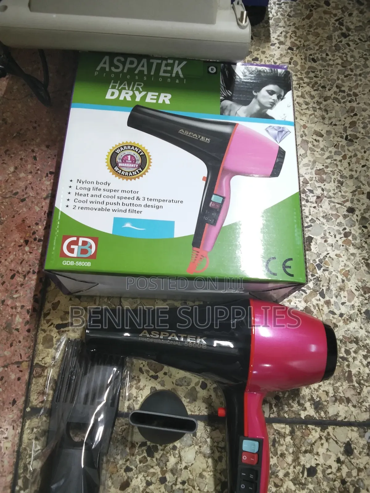 Suitable Hair Drier / Available Aspatek Drier