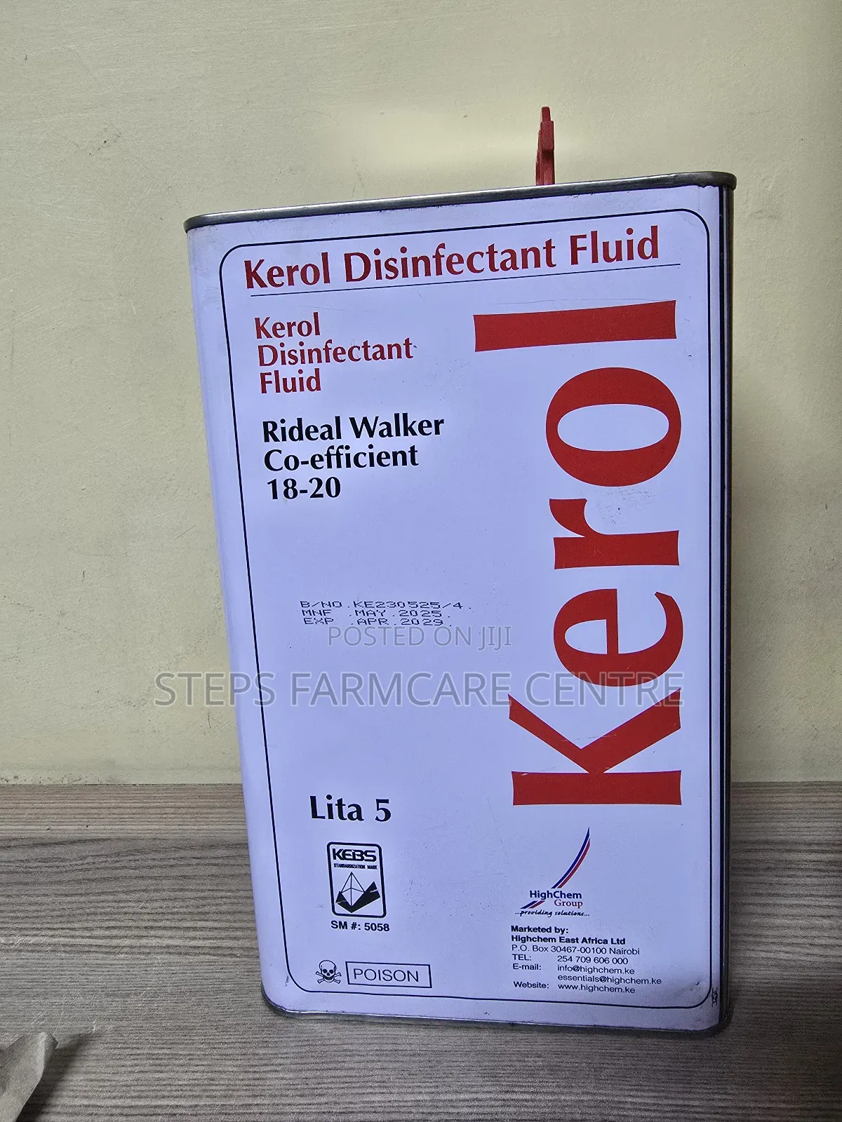 5 LTR Kerol Disinfectant