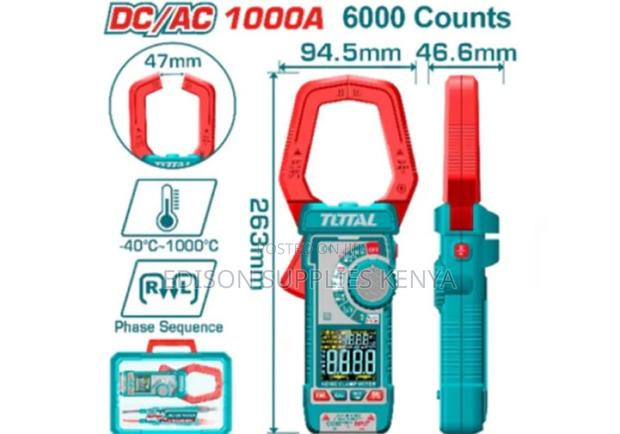 1000v Digital Clamp Meter Total Ac/Dc 1000amps Clamp Meters - main view