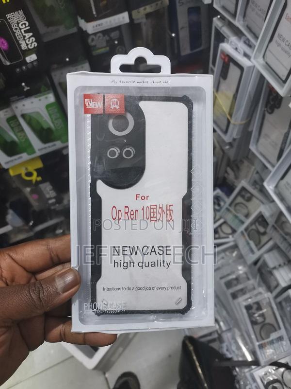 Ipaky Bumper Plastic Clear Back Case for Oppo Reno 10 - main view