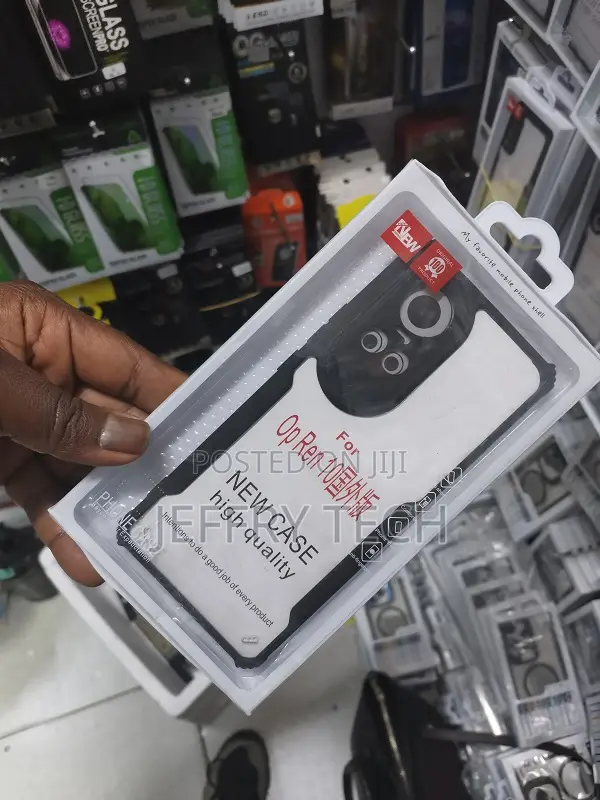 Ipaky Bumper Plastic Clear Back Case for Oppo Reno 10