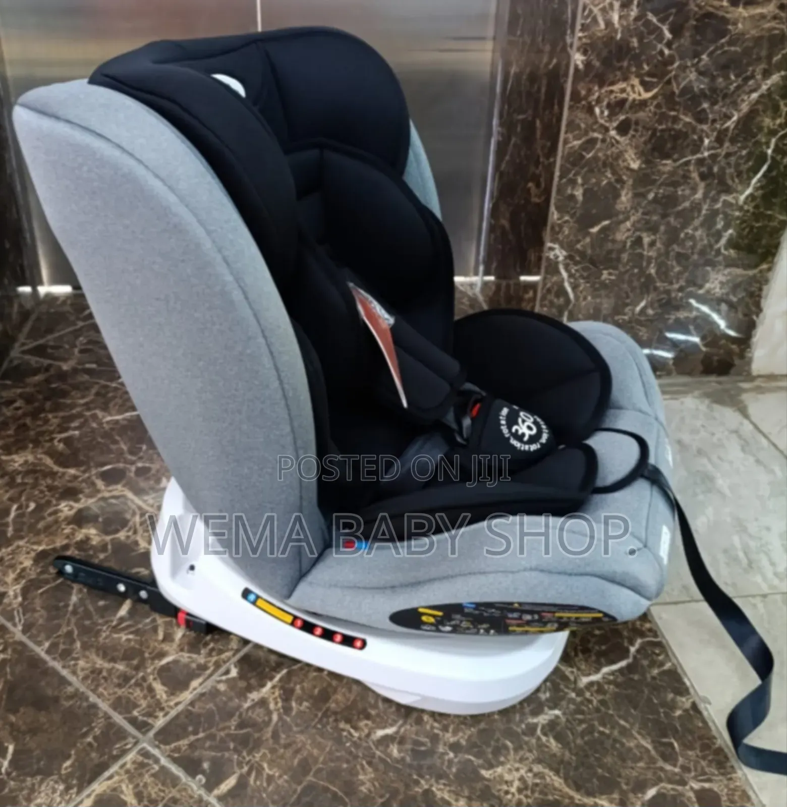 Baby Isofix Carseat With 360° Rotation