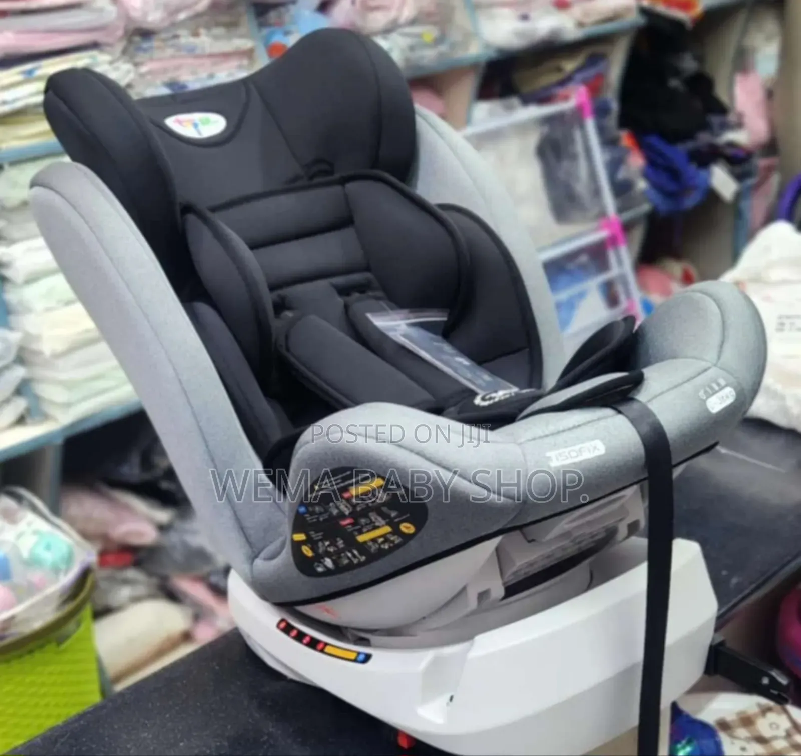 Baby Isofix Carseat With 360° Rotation