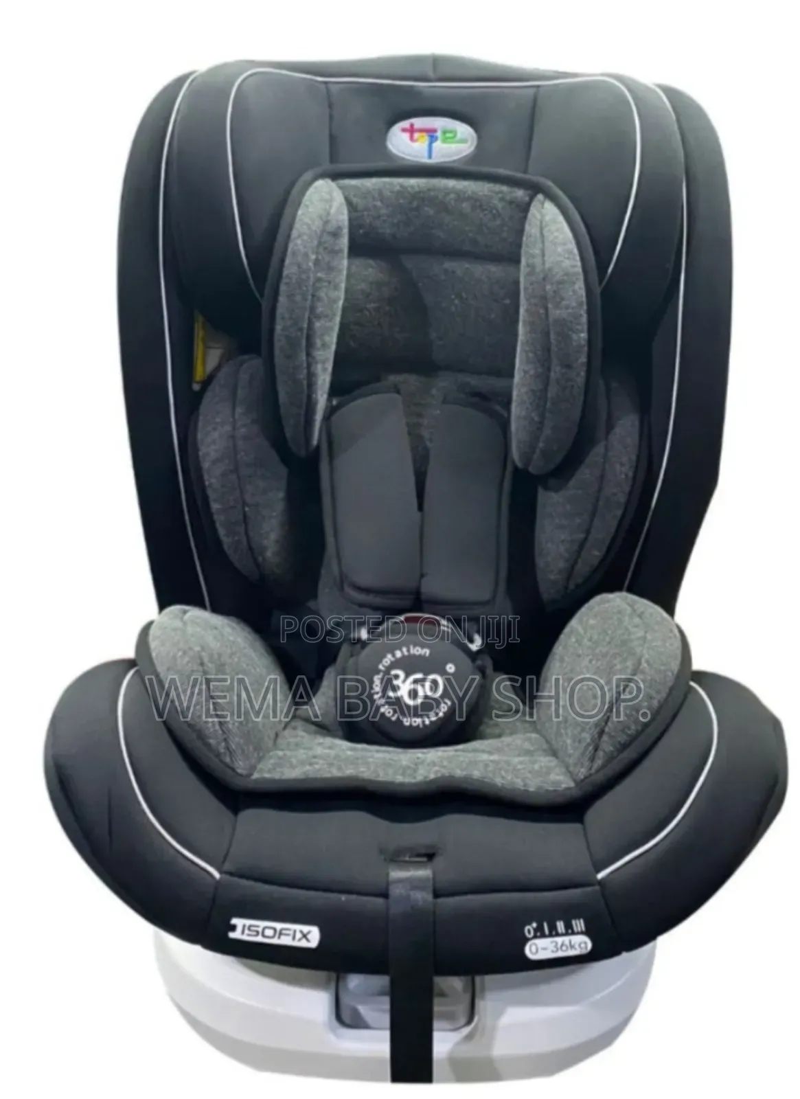 Baby Isofix Carseat With 360° Rotation