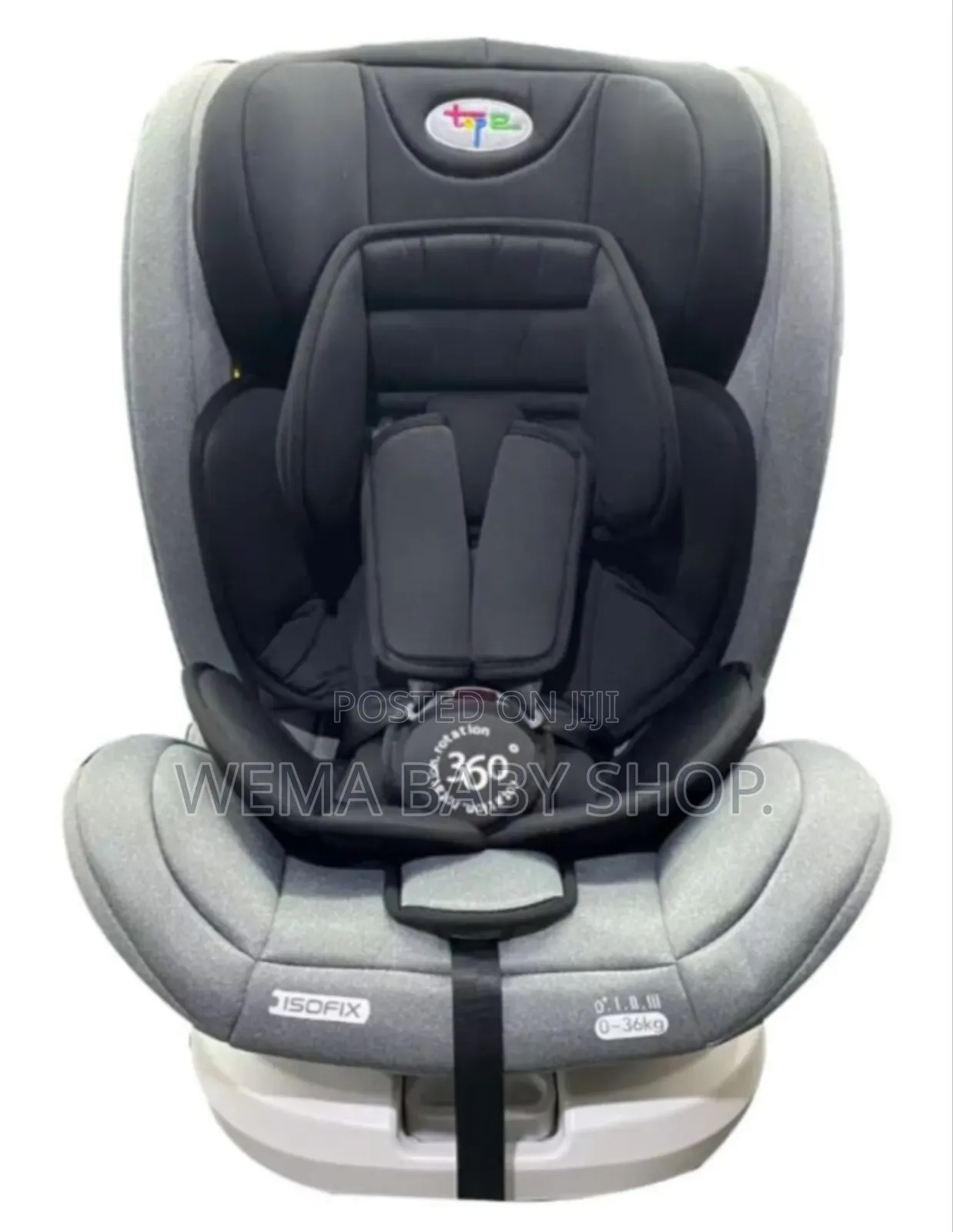 Baby Isofix Carseat With 360° Rotation