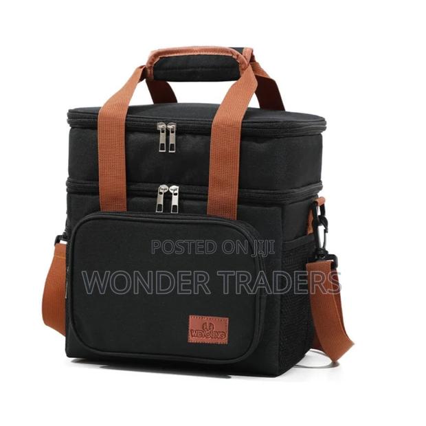 Double Compartment Thermal Insulated Lunch Bag
