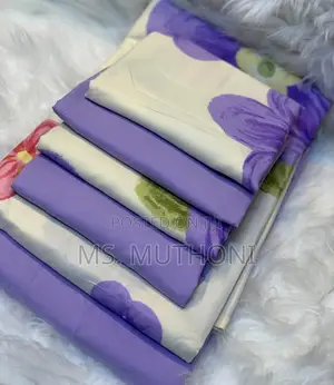 New in ! Fitted 7*8 Cotton Bedsheets Set