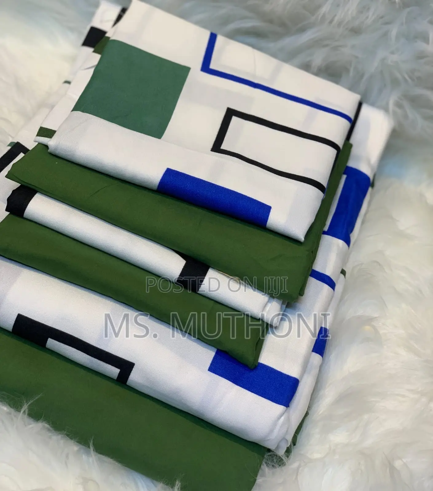 New in ! Fitted 7*8 Cotton Bedsheets Set