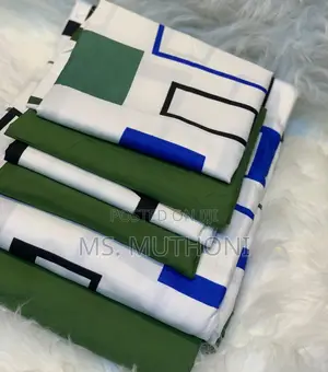 New in ! Fitted 7*8 Cotton Bedsheets Set