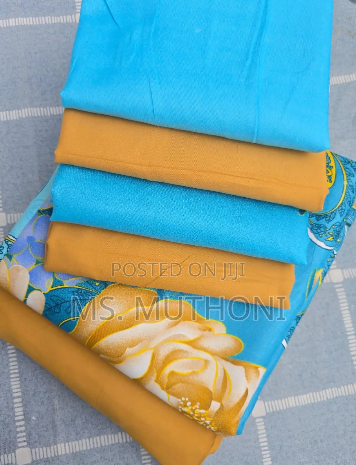 New in ! Fitted 7*8 Cotton Bedsheets Set