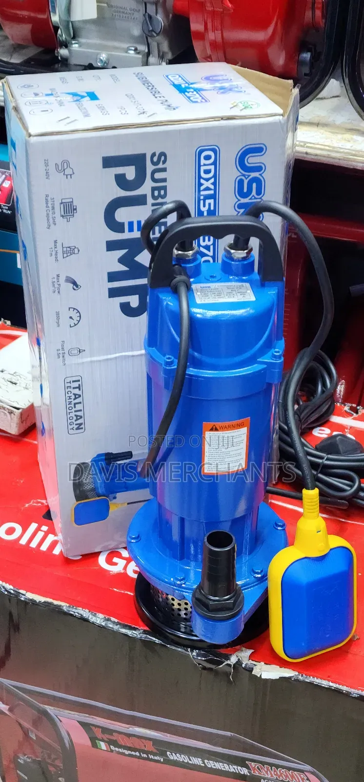0.5hp Submersible Pump With 17m Head