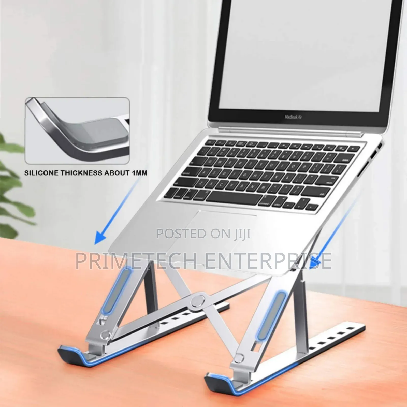 Adjustable Metallic Laptop Stand