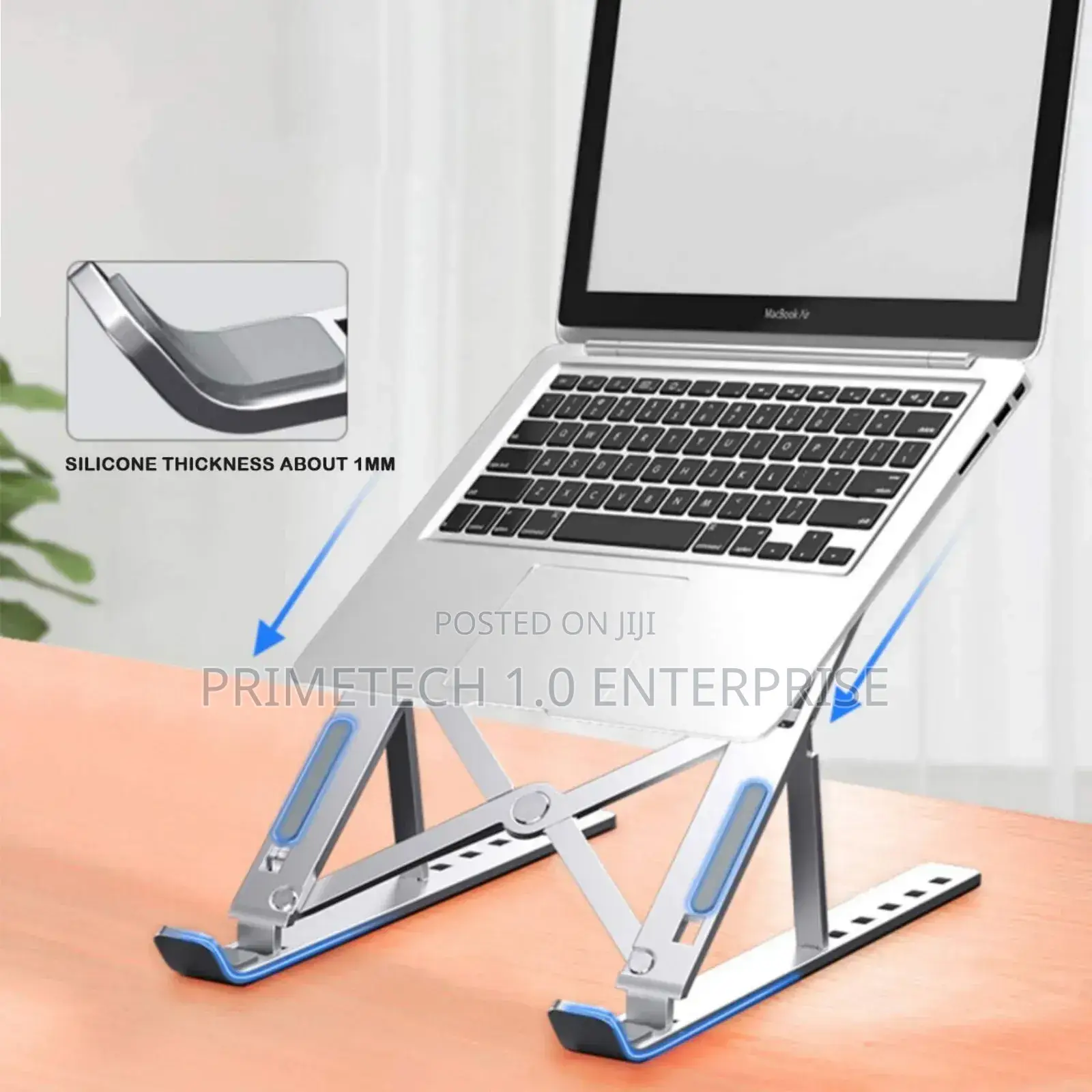 Adjustable Metallic Laptop Stand