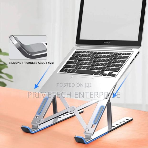 Adjustable Metallic Laptop Stand - main view