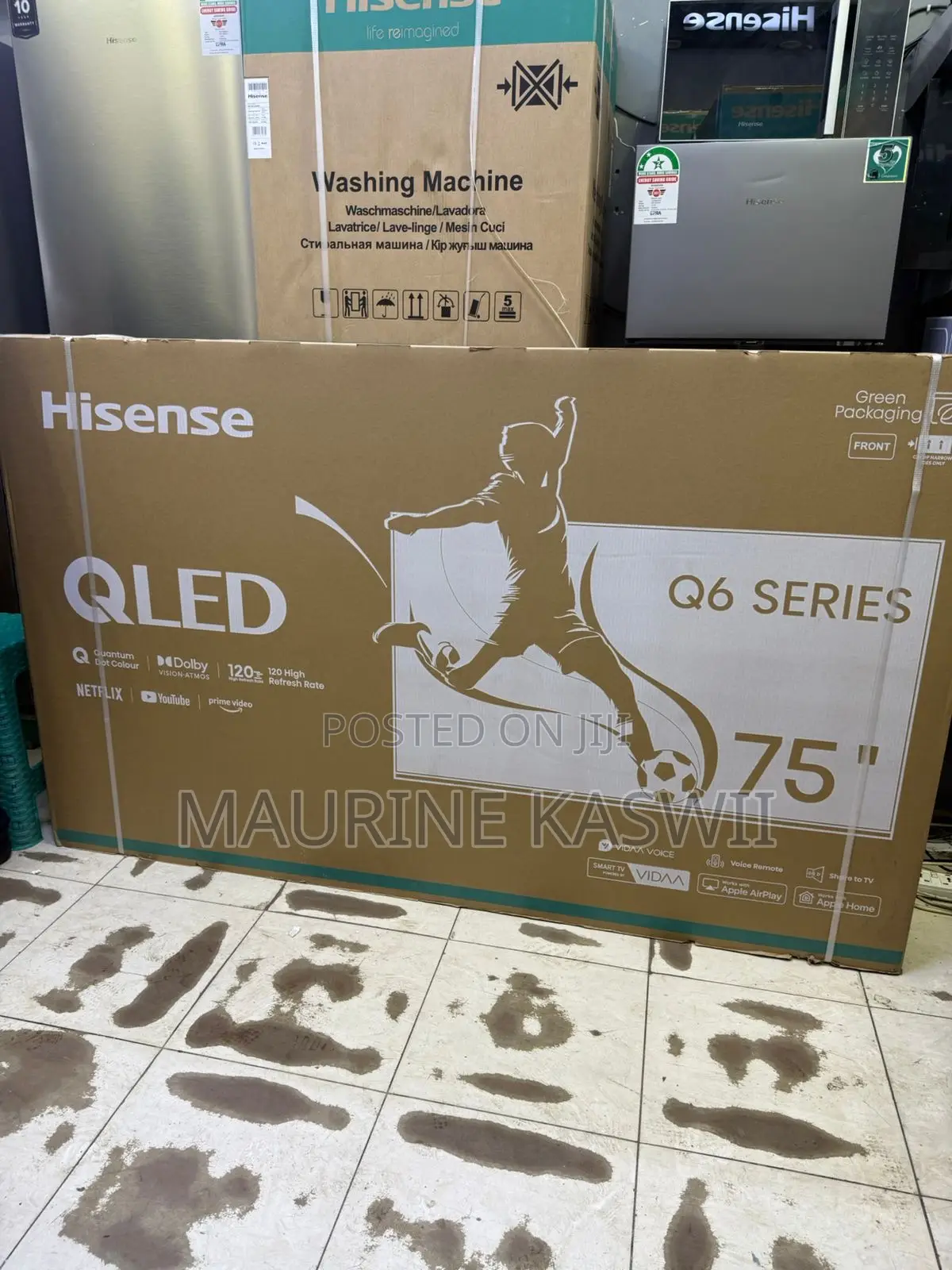 Hisense Qled 75” Q6 Uhd Qled Tv