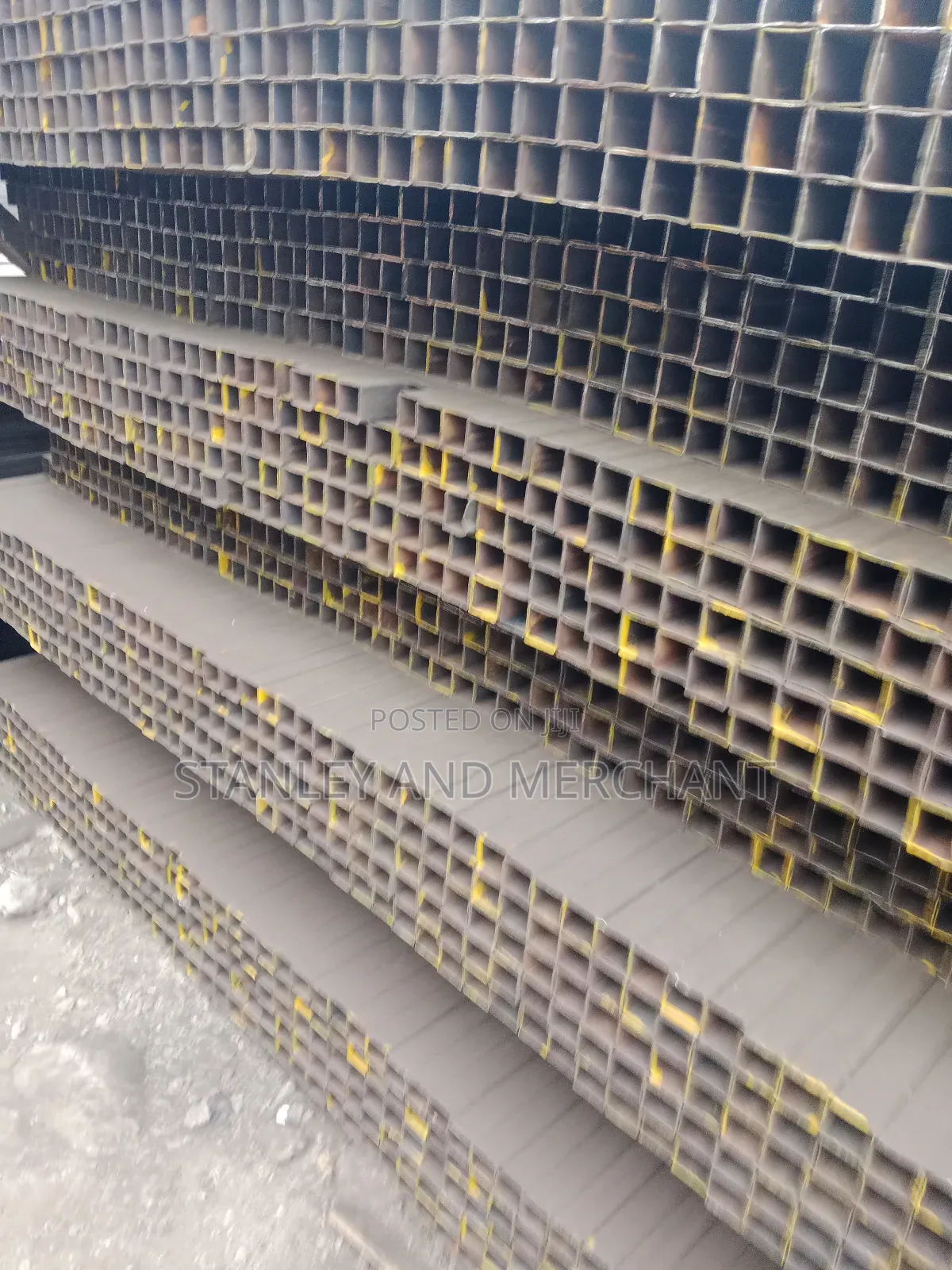 Square Doshi Metal Tubes. Chuma Blac Countrywide Delivery Tm