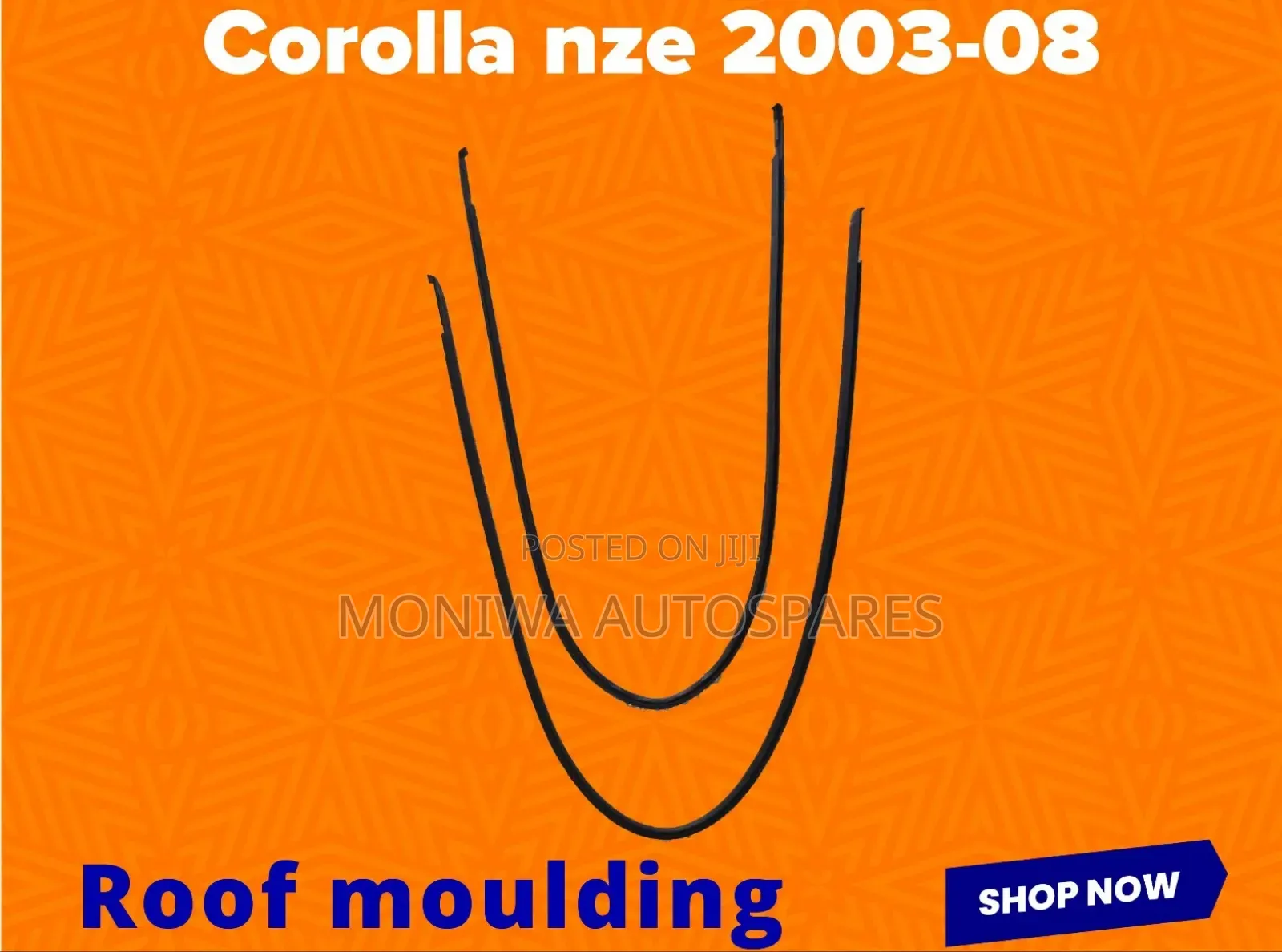 Roof Moulding Corolla Nze 2003-2008