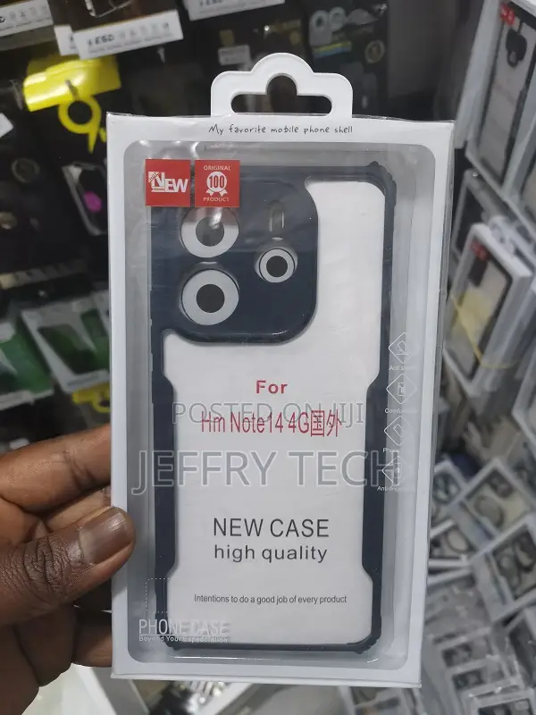 Flexible Transparent Eagle Back Cover for Redmi Note 14 4g